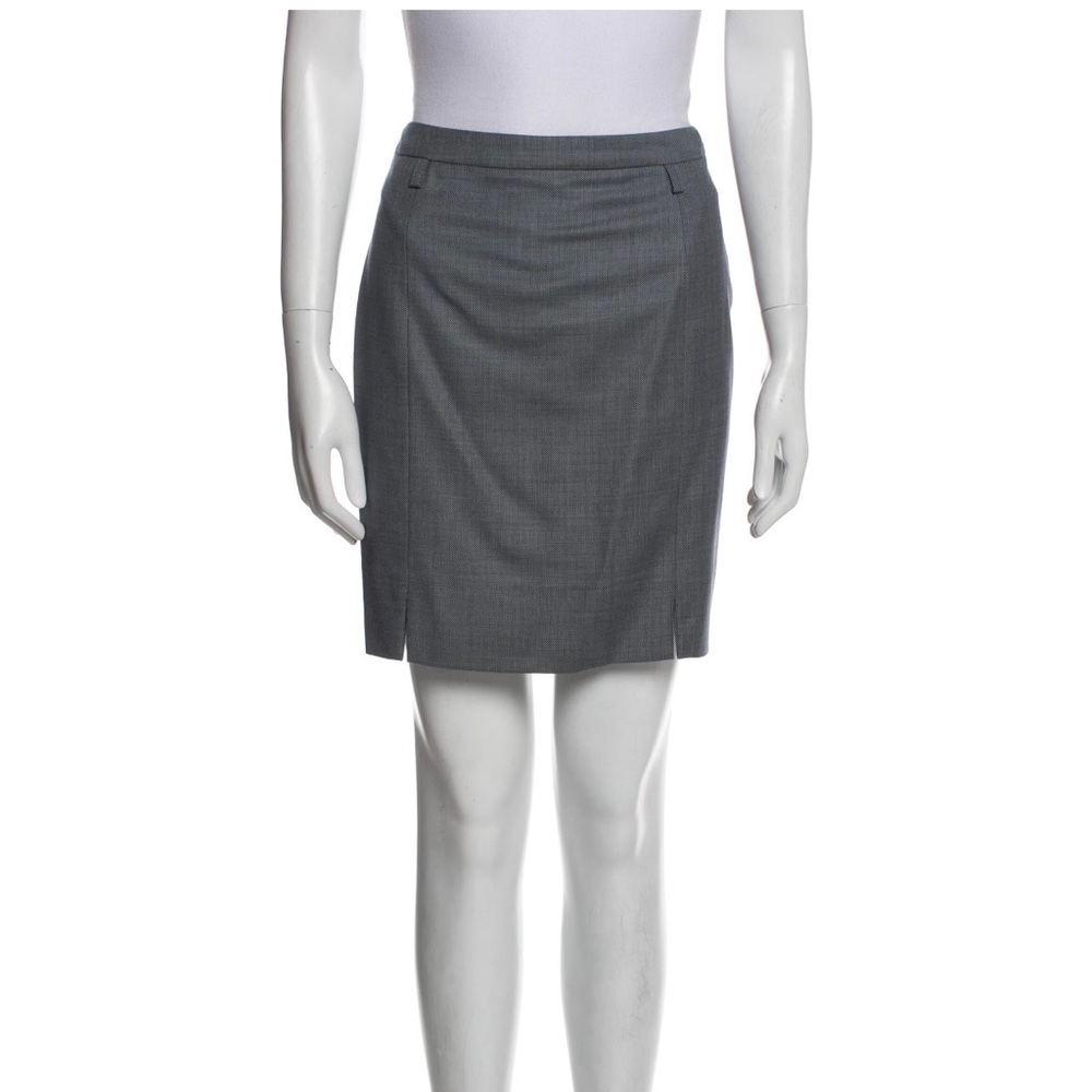 Escada virgin wool mini skirt size US 10/DE 40